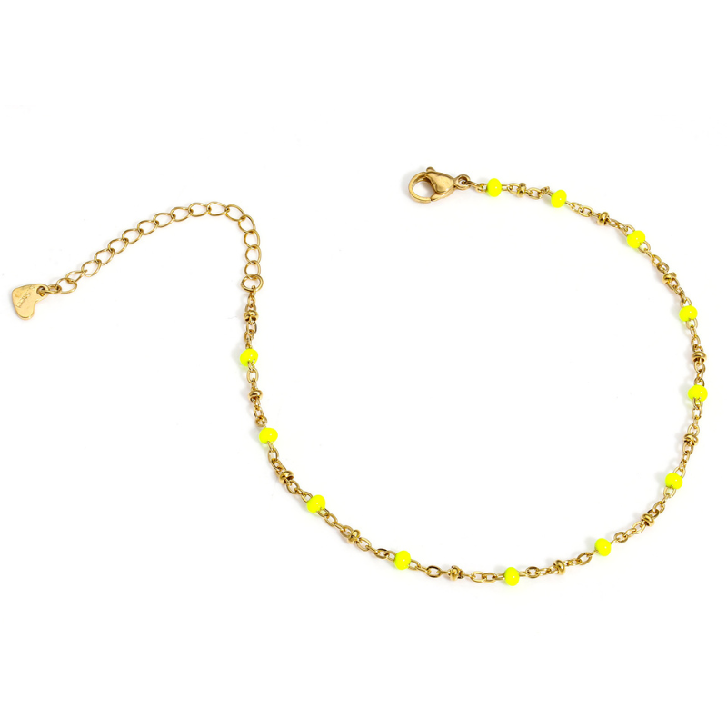 Bracelet de Cheville Fin Or Elina