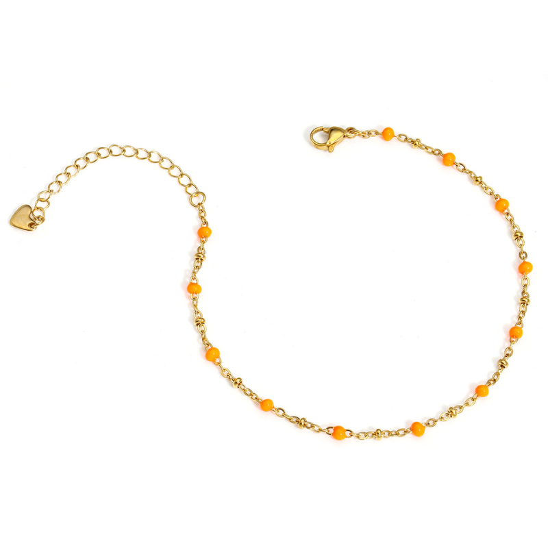 Bracelet de Cheville Fin Or Elina