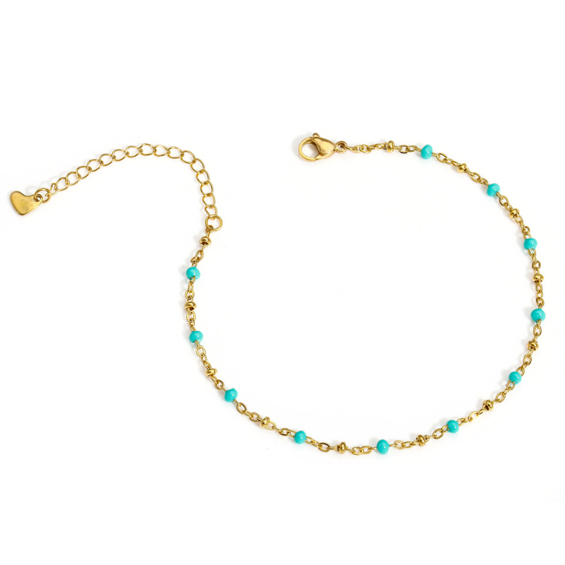 Bracelet de Cheville Fin Or Elina
