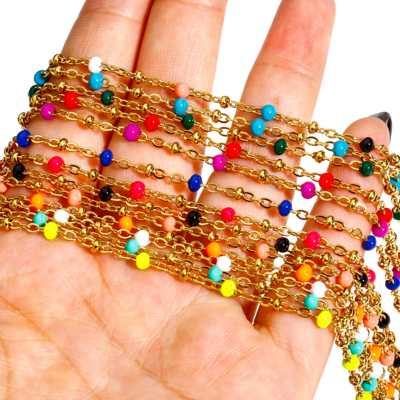 Bracelet de Cheville Fin Or Elina