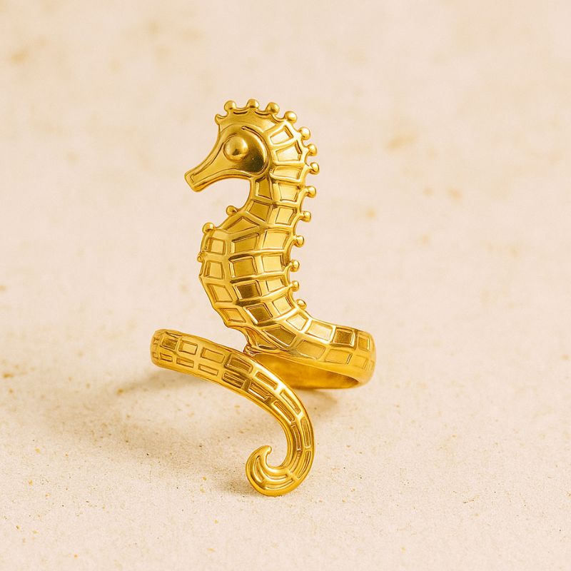 Ocean Seahorse Ring