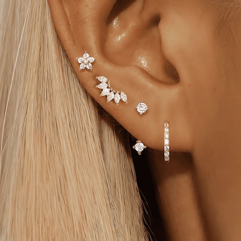 Ensemble de boucles d'oreilles Lara