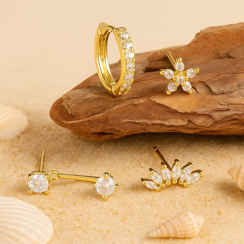 Ensemble de boucles d'oreilles Lara