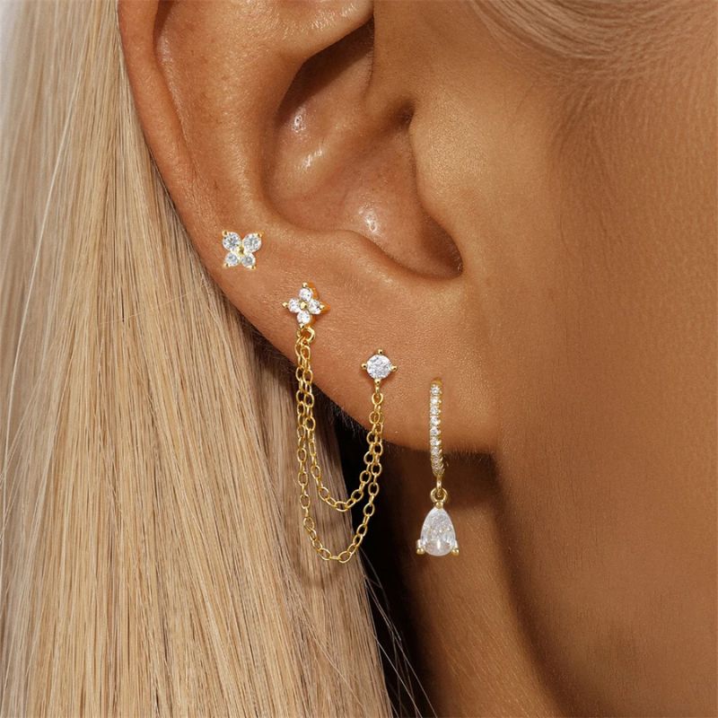 Ensemble de Boucles d’Oreilles Sali