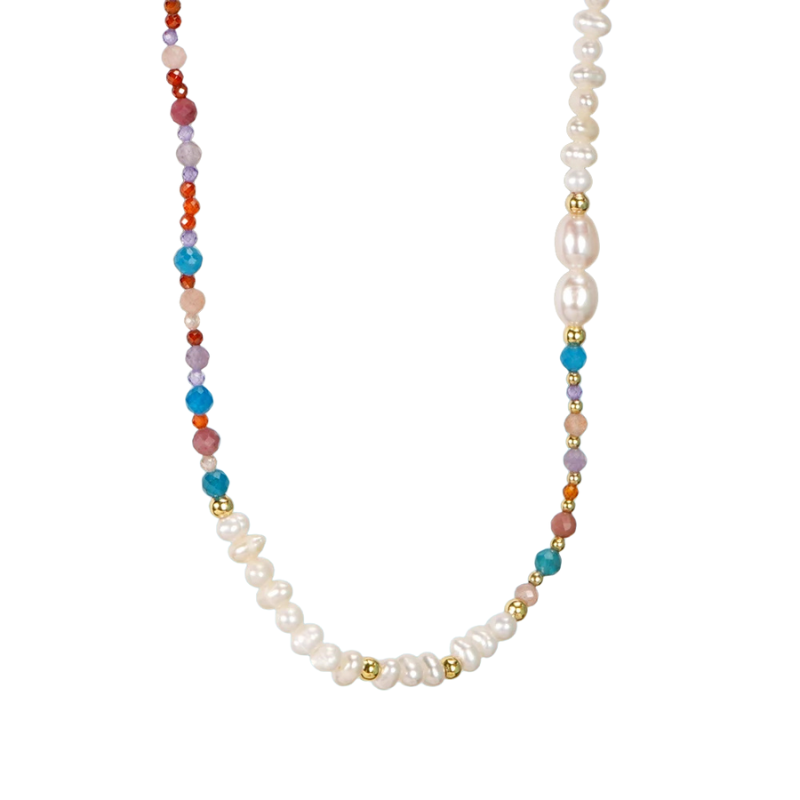Collier Tendance Perles Multicolores Camila