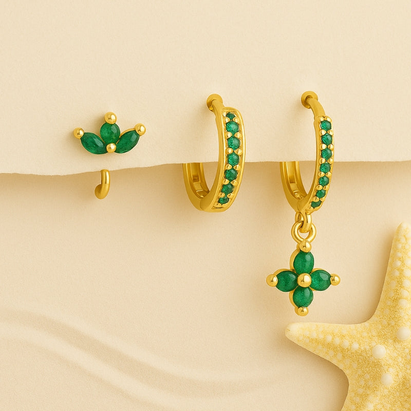 Ensemble de Boucles d’oreilles Elleza