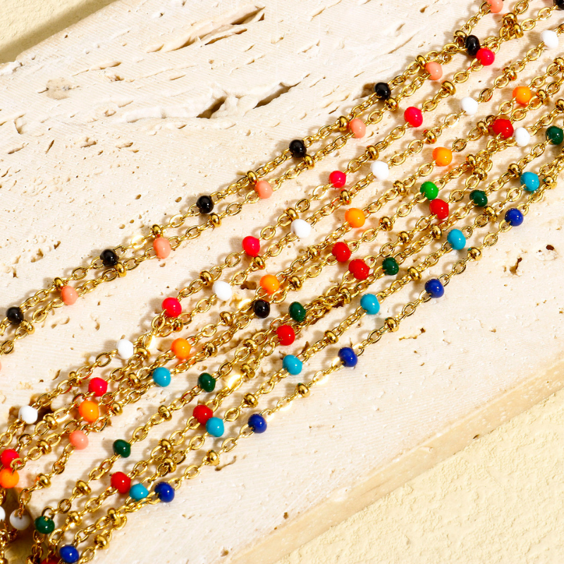 Bracelet de Cheville Fin Or Elina