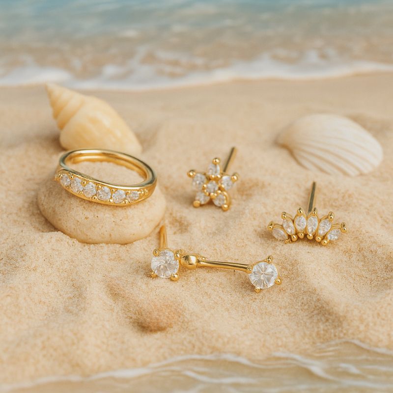 Ensemble de boucles d'oreilles Lara