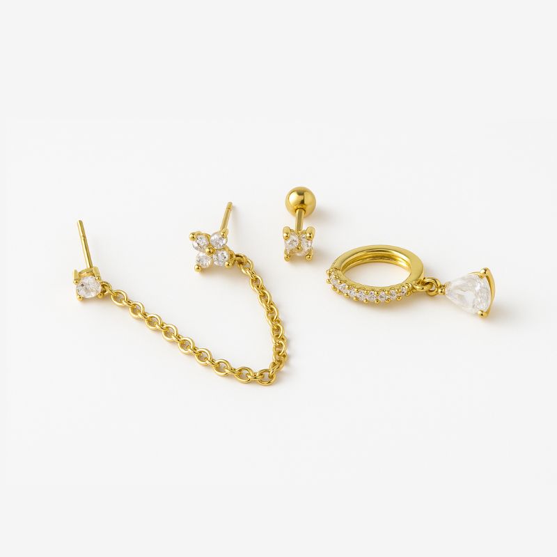 Ensemble de Boucles d’Oreilles Sali