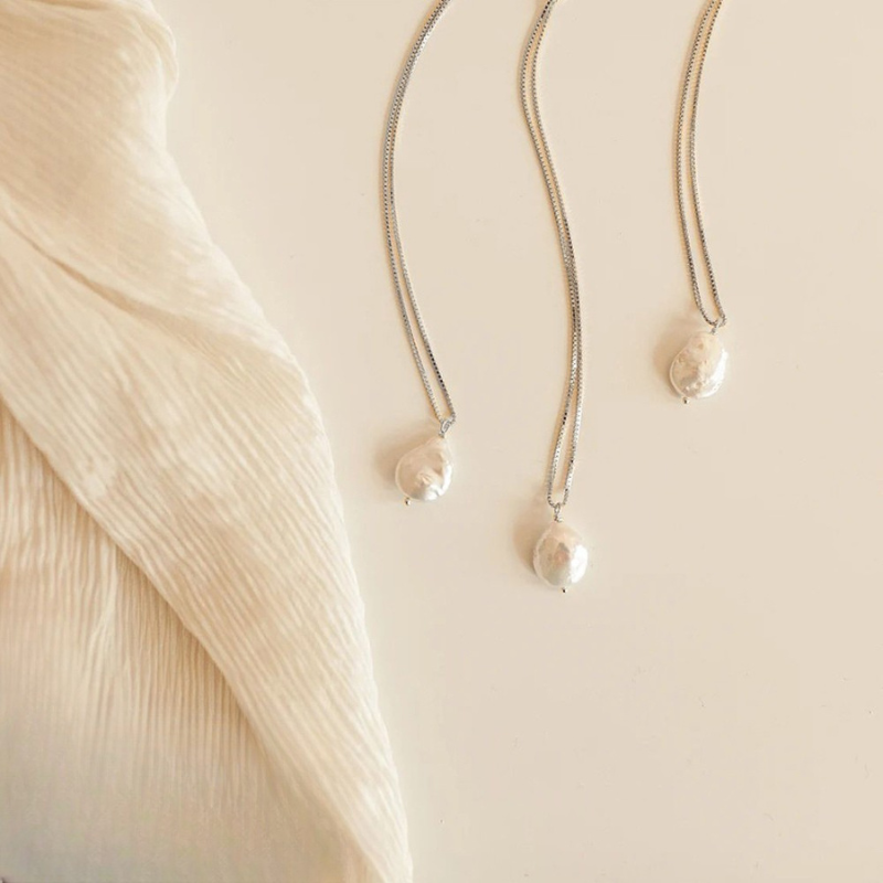 Collier Pendentif Perle d’Eau Douce Giulia