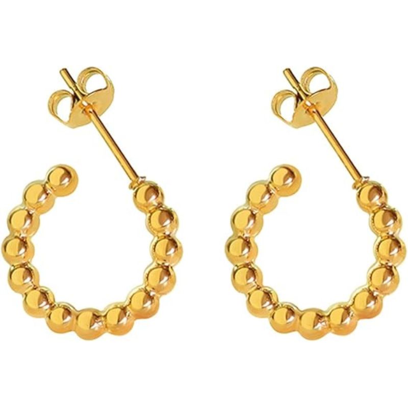 Boucles d’Oreilles Dorées Style Nora