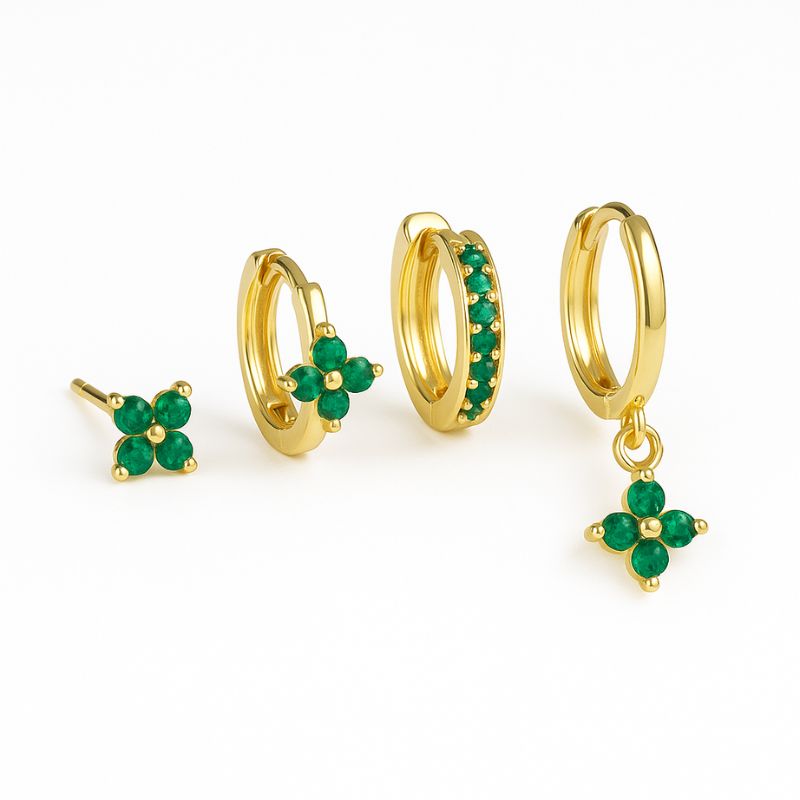 Ensemble de Boucles d’Oreilles Naya