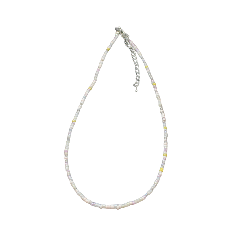 Collier Perles Multicolore Flora