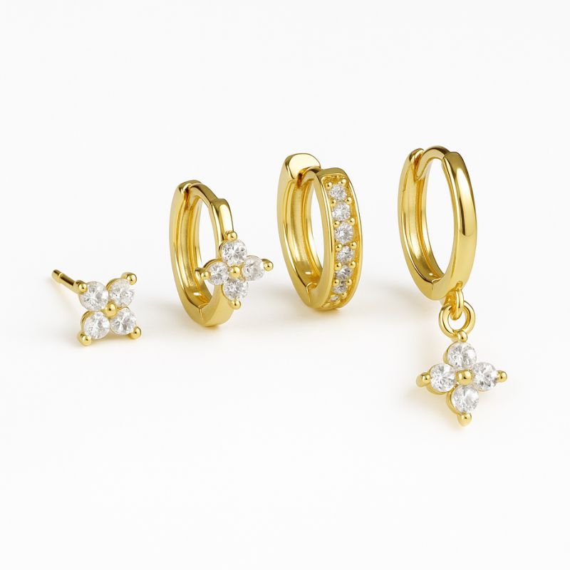 Ensemble de Boucles d’Oreilles Naya