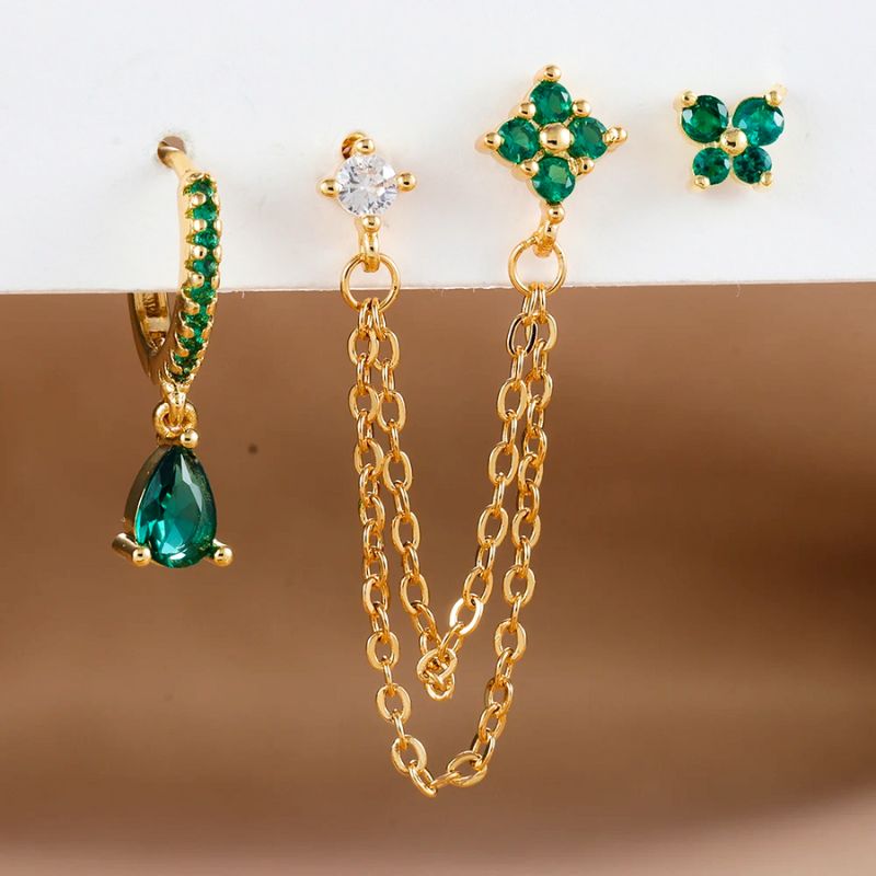 Ensemble de Boucles d’Oreilles Sali