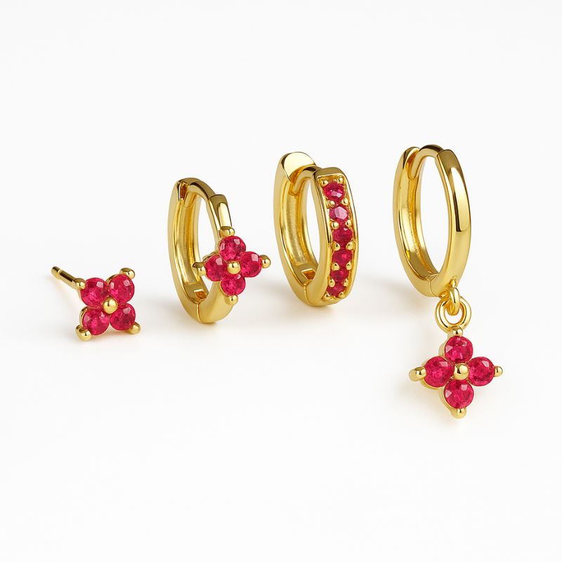 Ensemble de Boucles d’Oreilles Naya