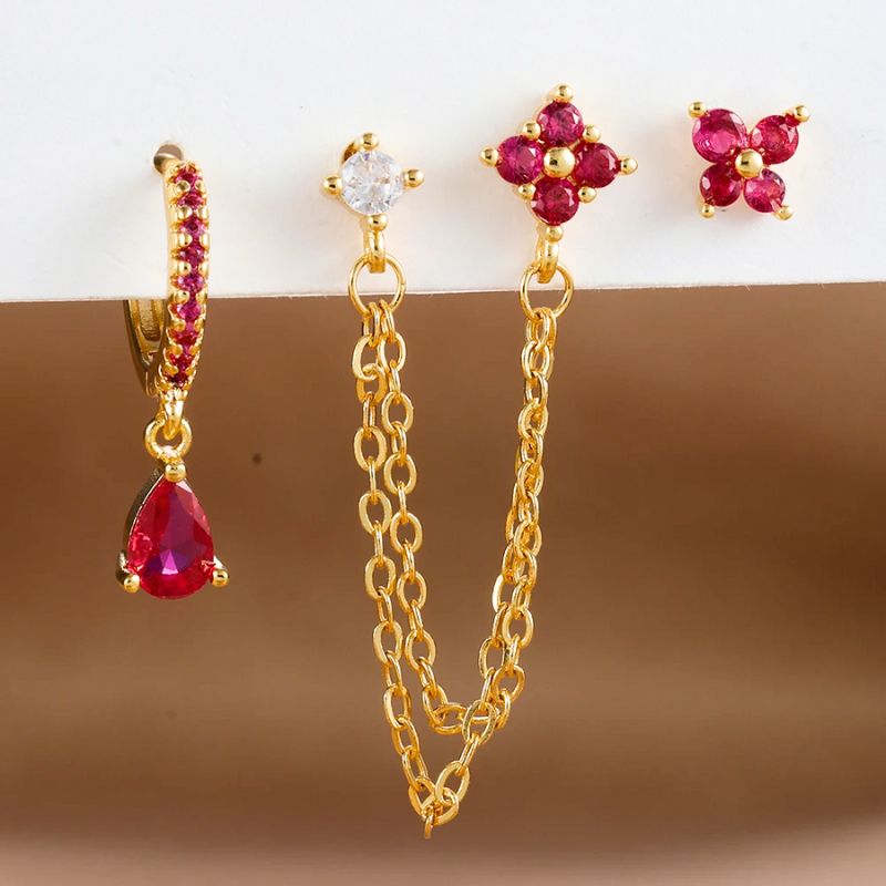 Ensemble de Boucles d’Oreilles Sali