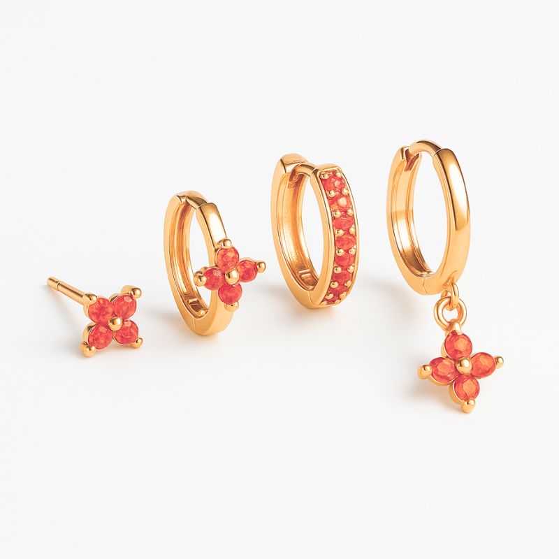 Ensemble de Boucles d’Oreilles Naya