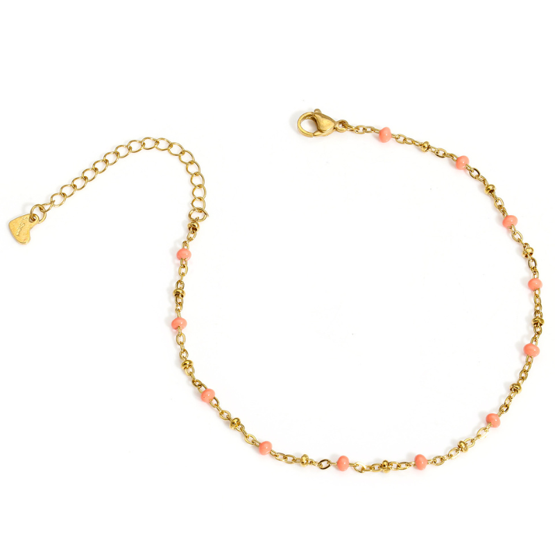 Bracelet de Cheville Fin Or Elina