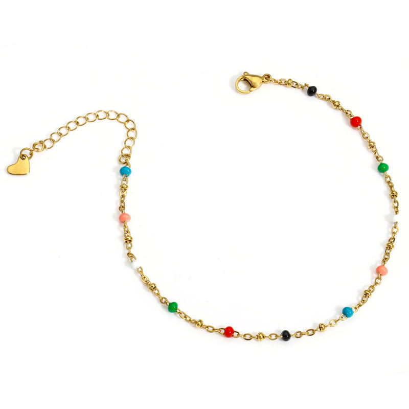 Bracelet de Cheville Fin Or Elina