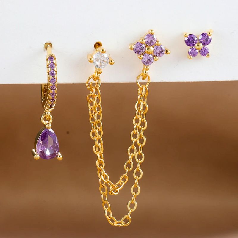 Ensemble de Boucles d’Oreilles Sali