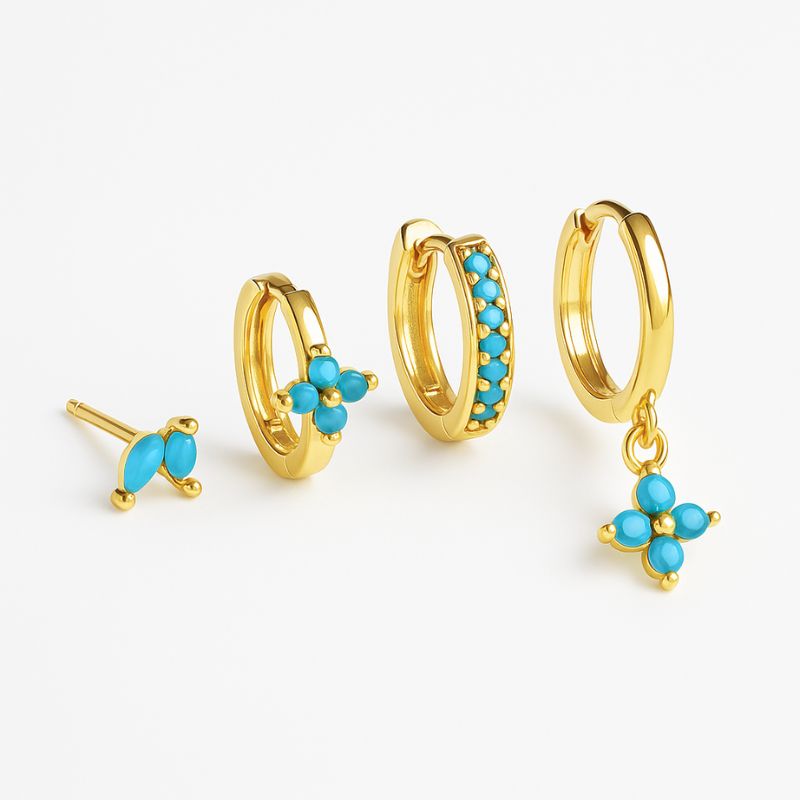 Ensemble de Boucles d’Oreilles Naya