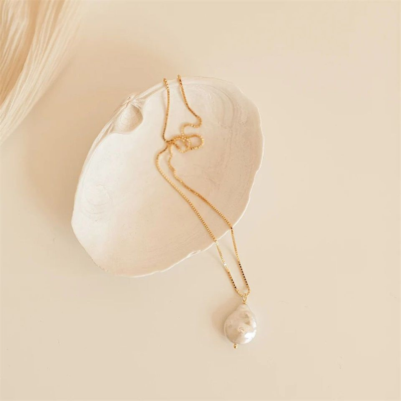 Collier Pendentif Perle d’Eau Douce Giulia