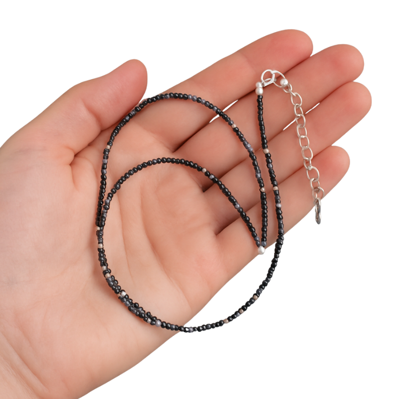 Collier Perles Multicolore Flora