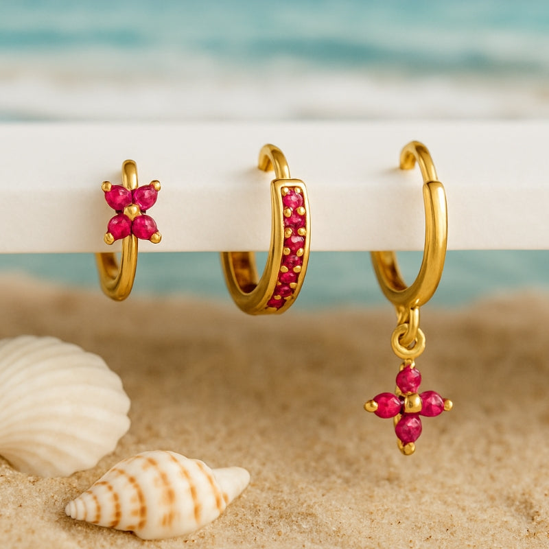 Ensemble de Boucles d’oreilles Elleza