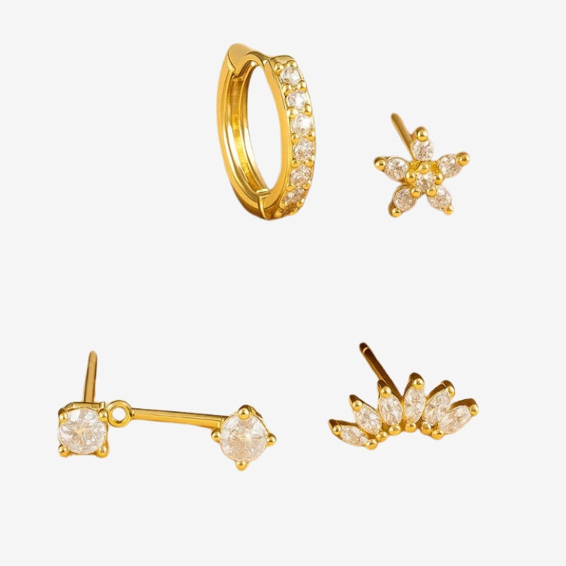 Ensemble de boucles d'oreilles Lara