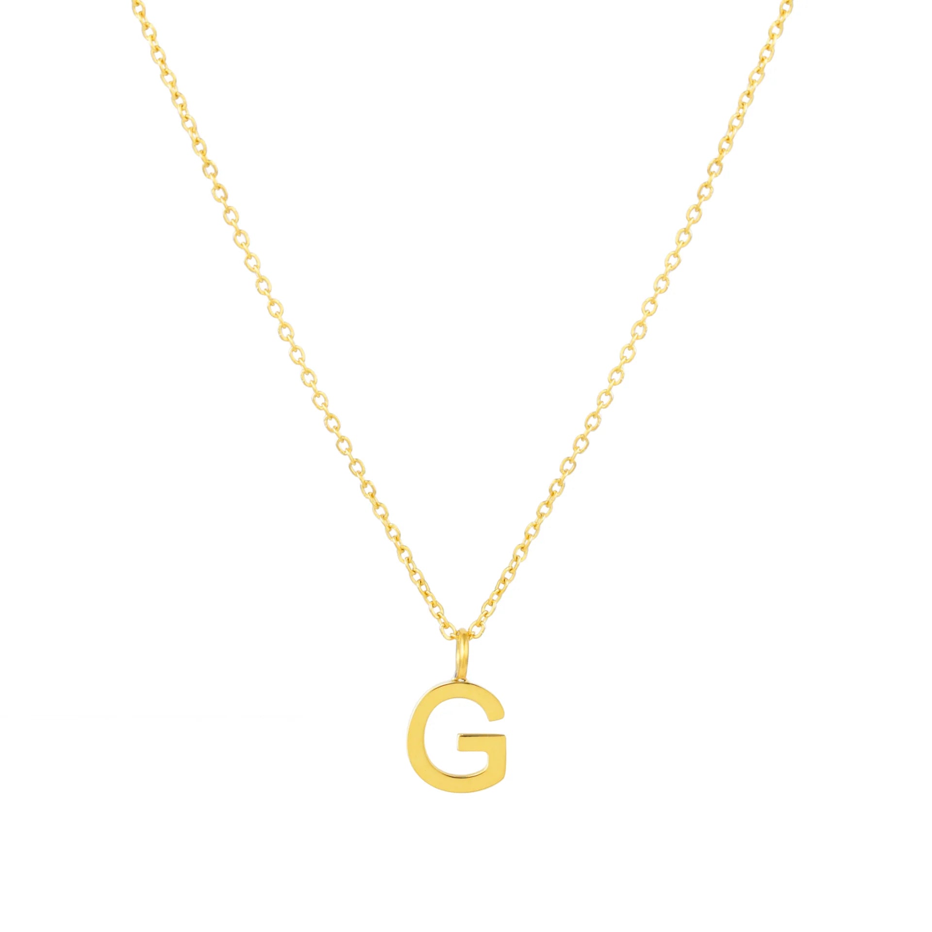 Collier Initiale Doré Style Intemporel Ava