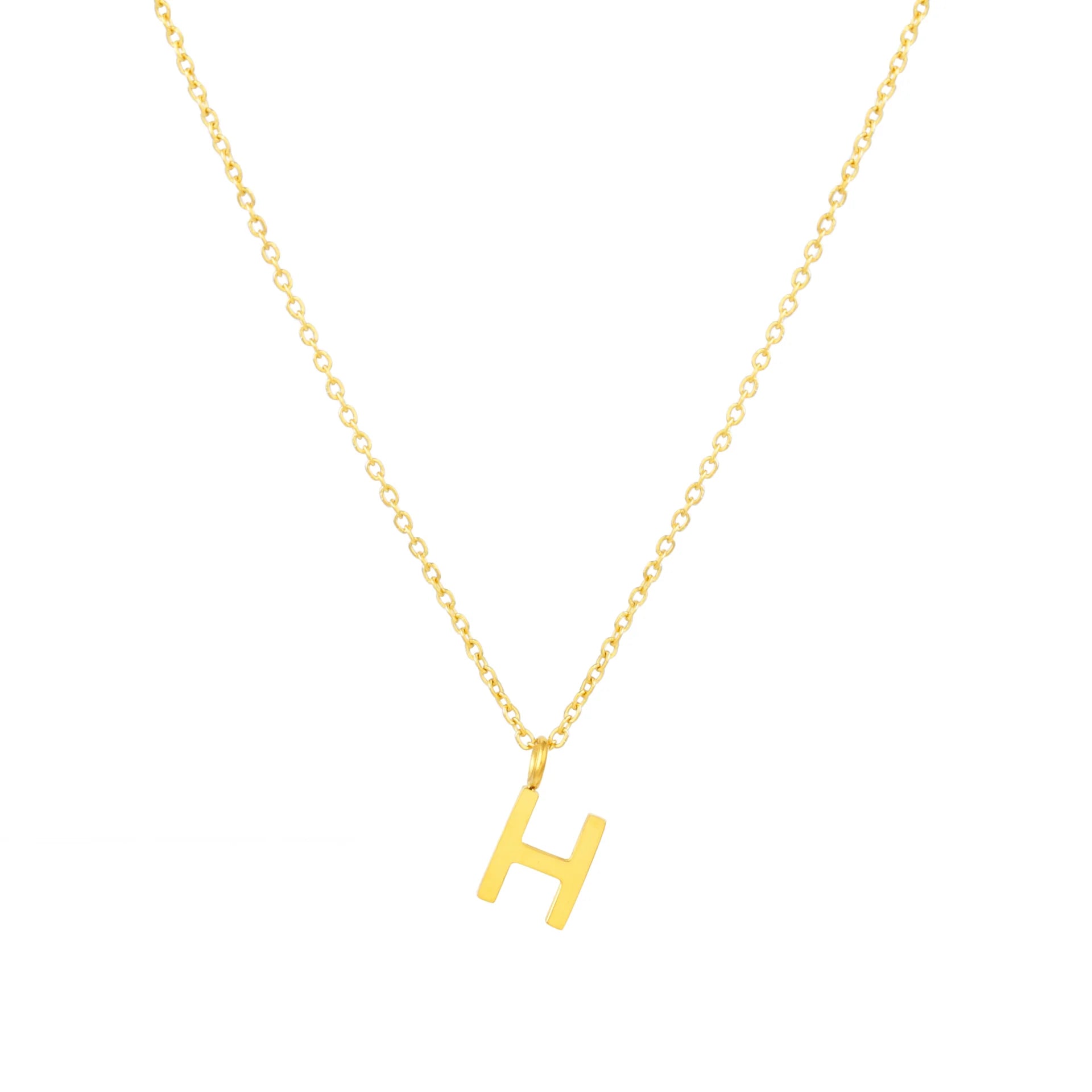 Collier Initiale Doré Style Intemporel Ava