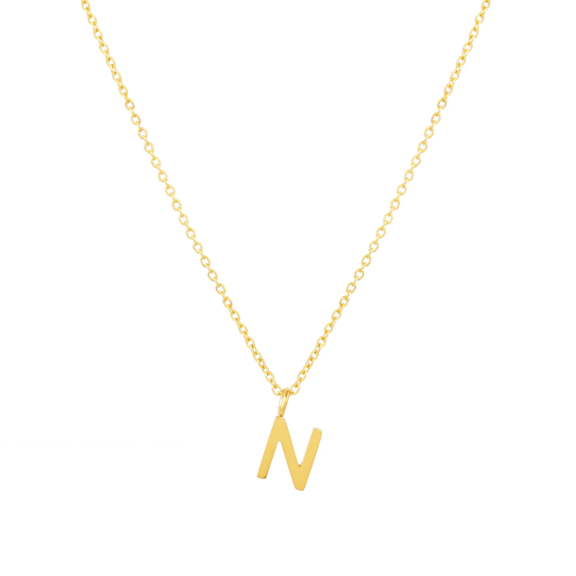 Collier Initiale Doré Style Intemporel Ava