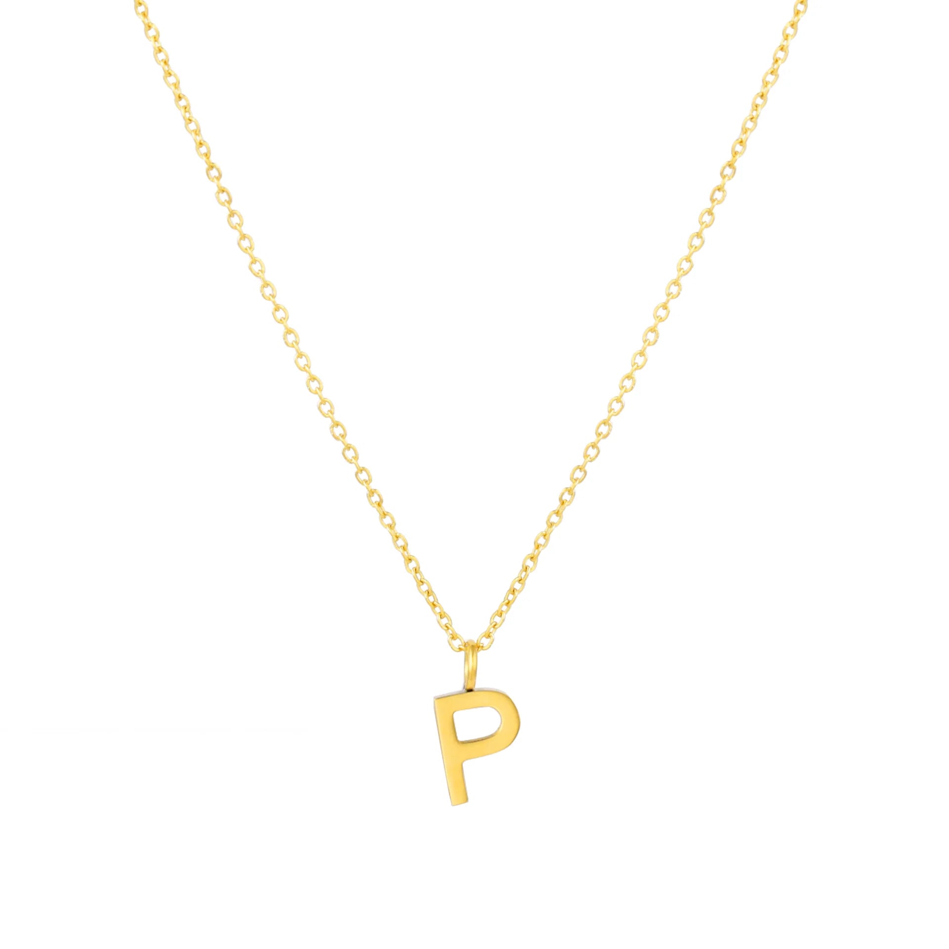 Collier Initiale Doré Style Intemporel Ava