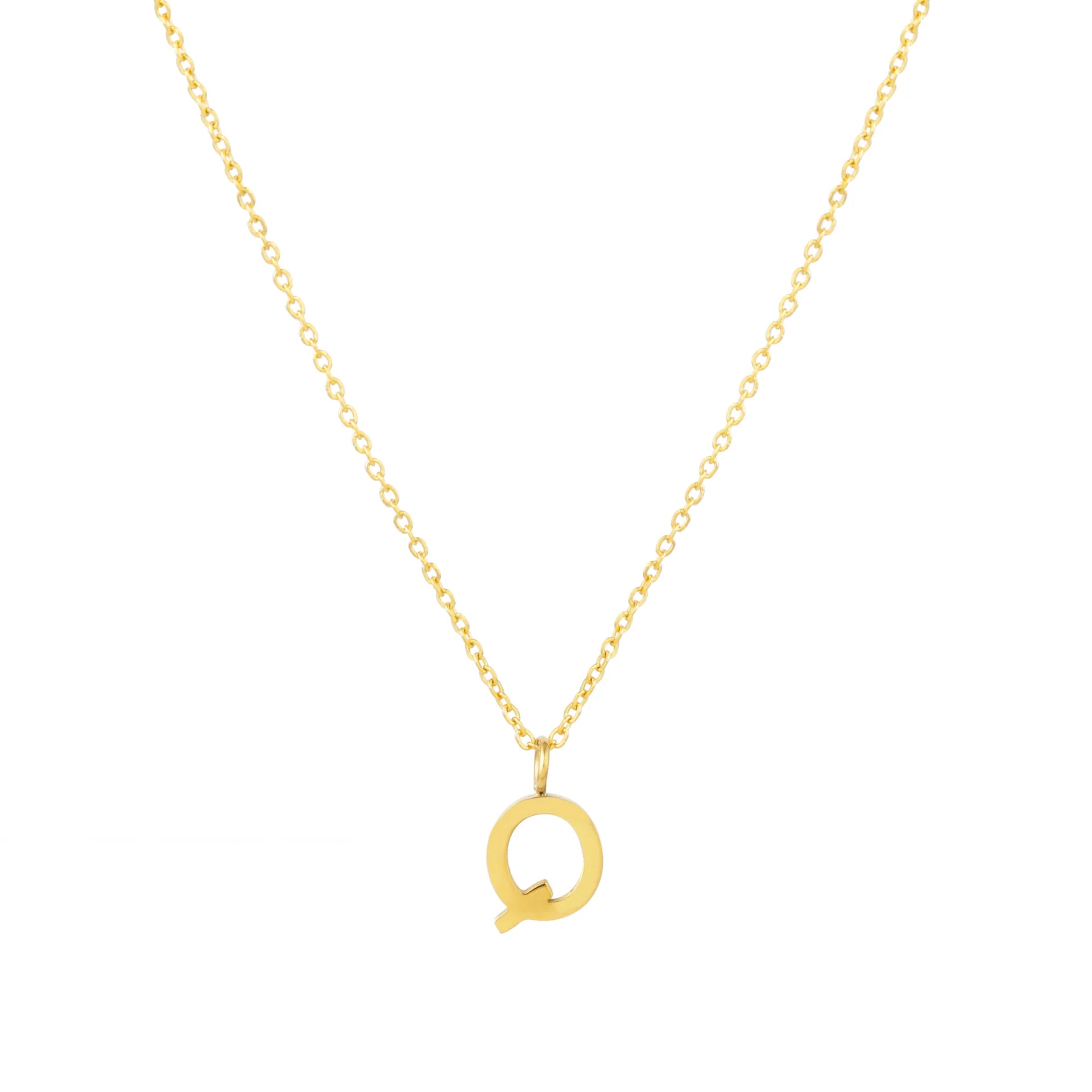 Collier Initiale Doré Style Intemporel Ava