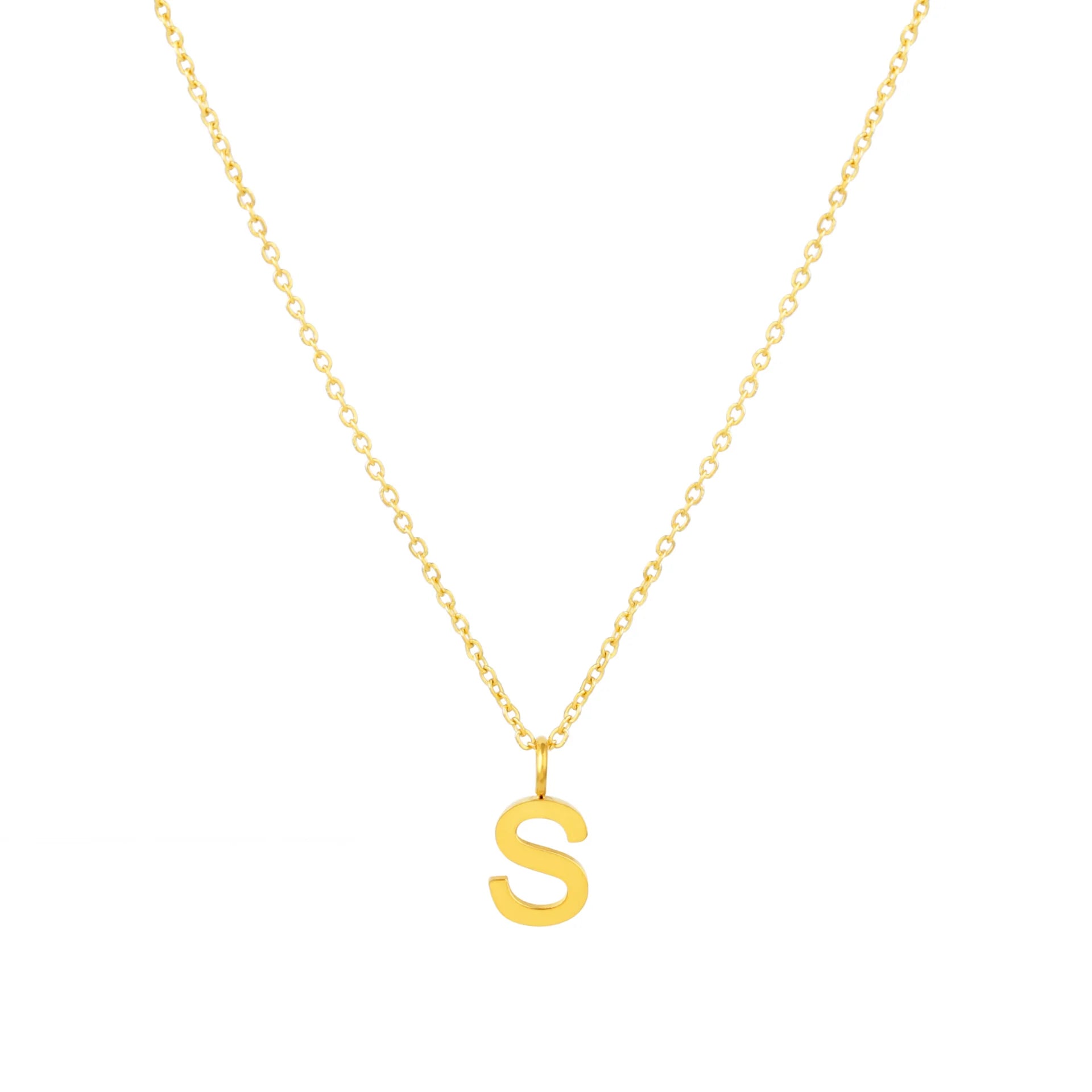 Collier Initiale Doré Style Intemporel Ava