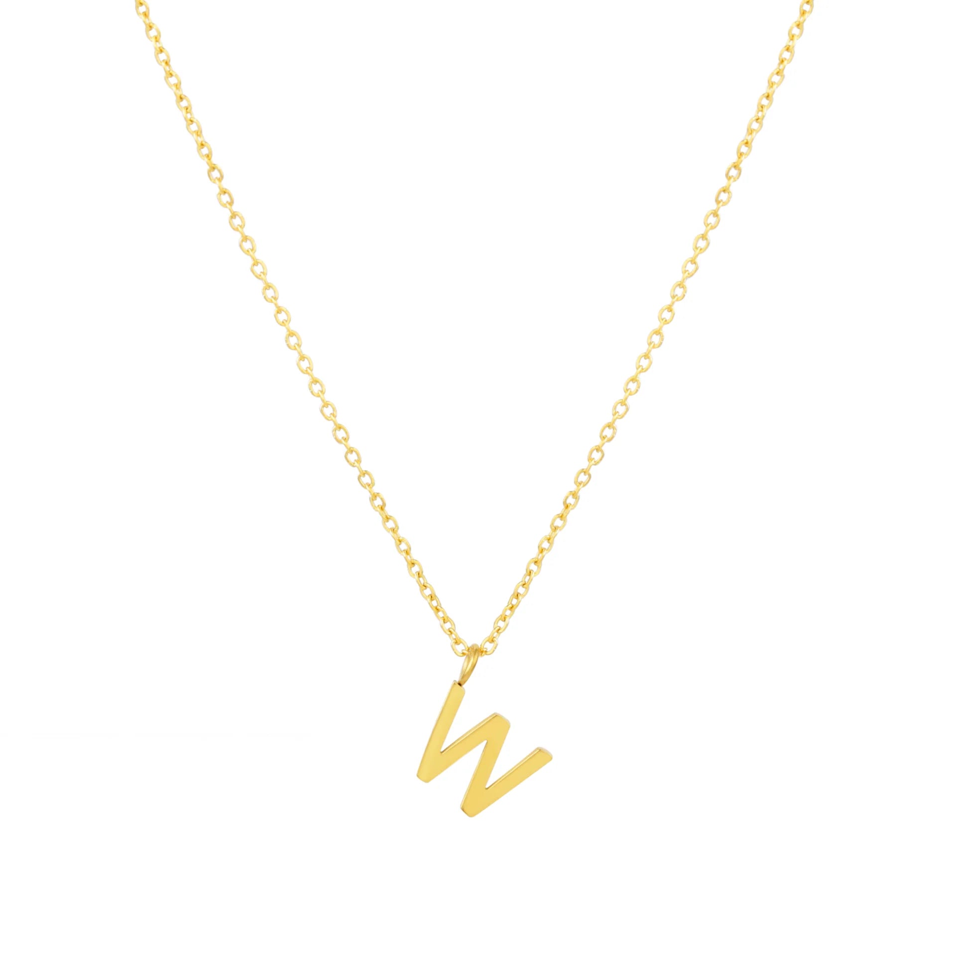 Collier Initiale Doré Style Intemporel Ava