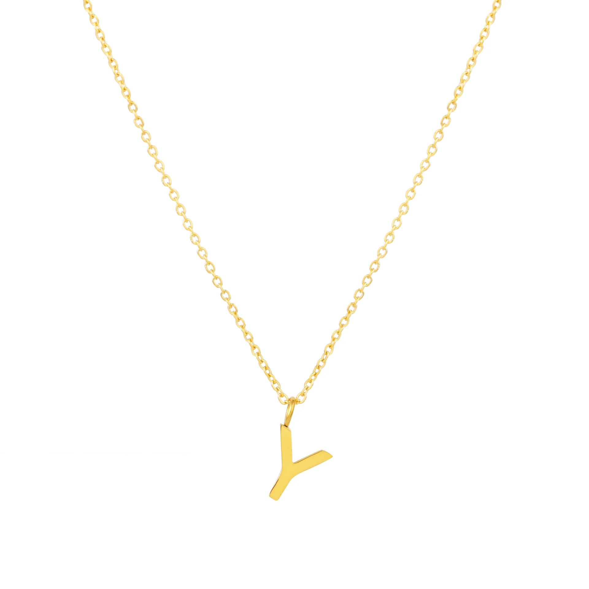 Collier Initiale Doré Style Intemporel Ava