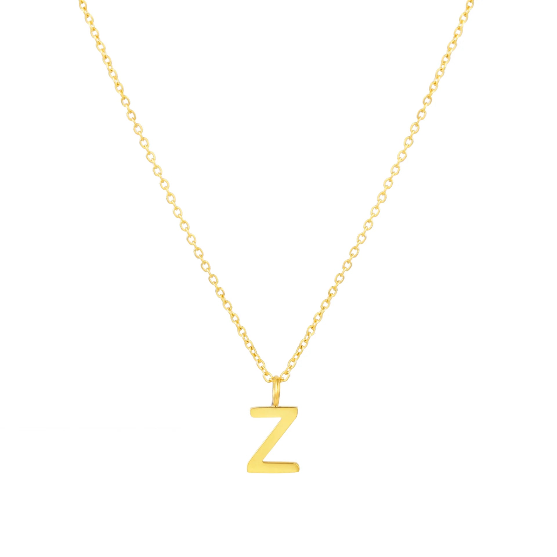 Collier Initiale Doré Style Intemporel Ava