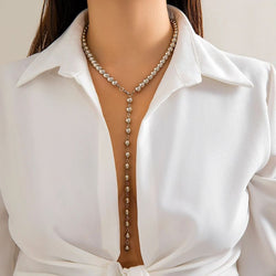 Pearl ball necklace