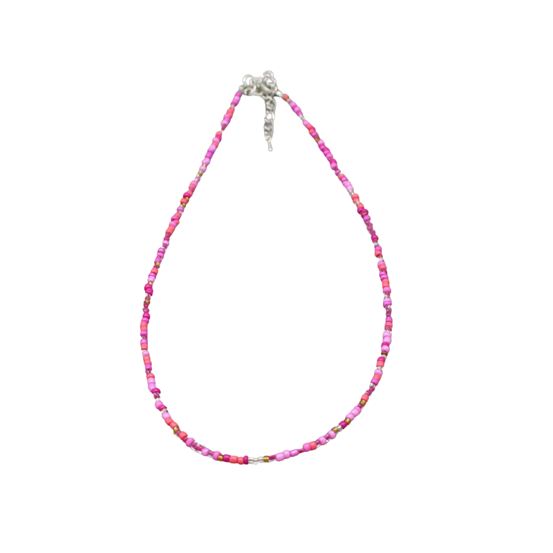 Collier Perles Multicolore Flora