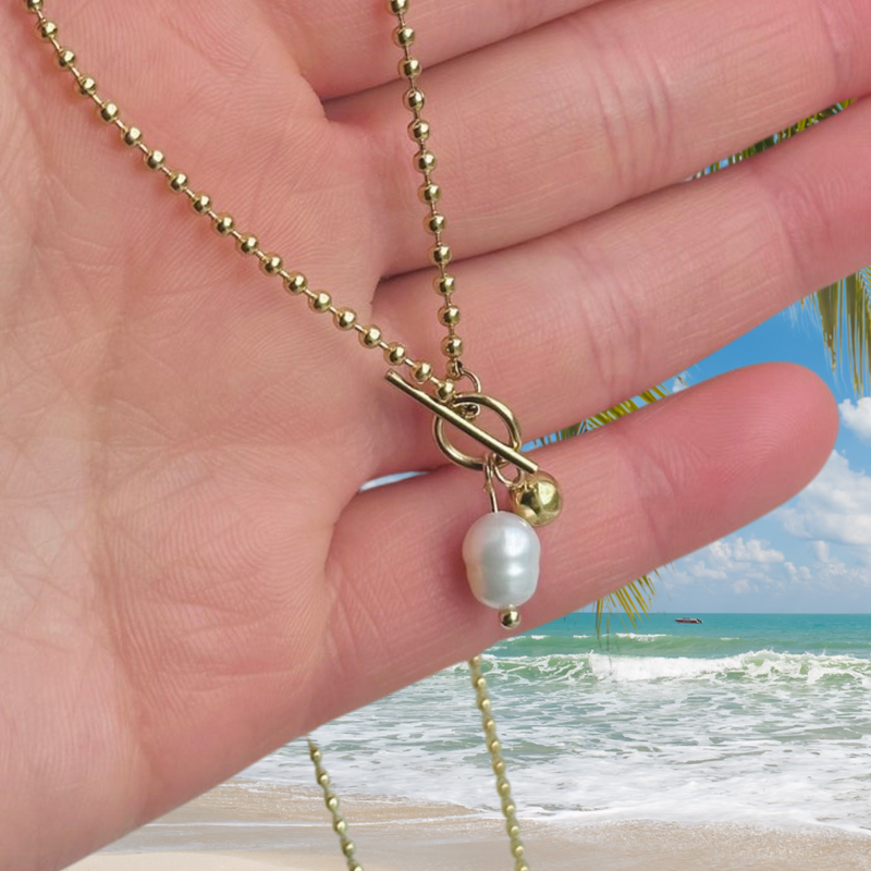 Collier Perle D'eau Douce "Rhodes"