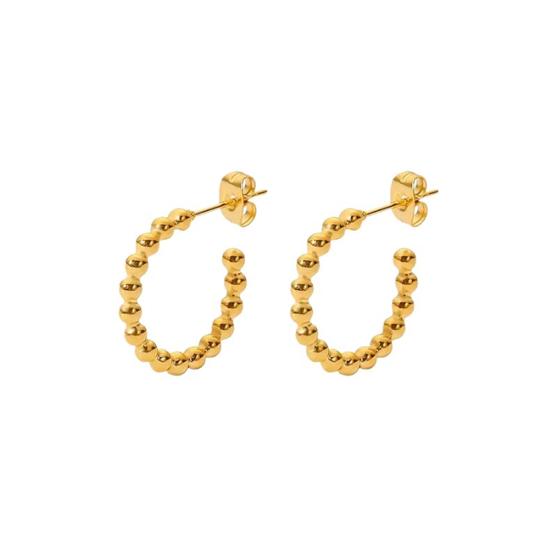 Boucles d’Oreilles Dorées Style Nora