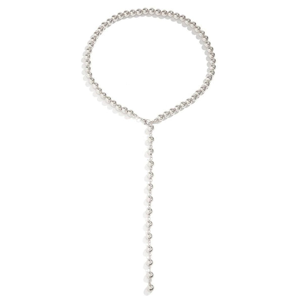 Pearl ball necklace