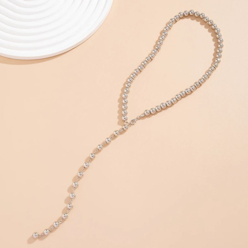 Pearl ball necklace