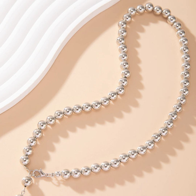 Pearl ball necklace