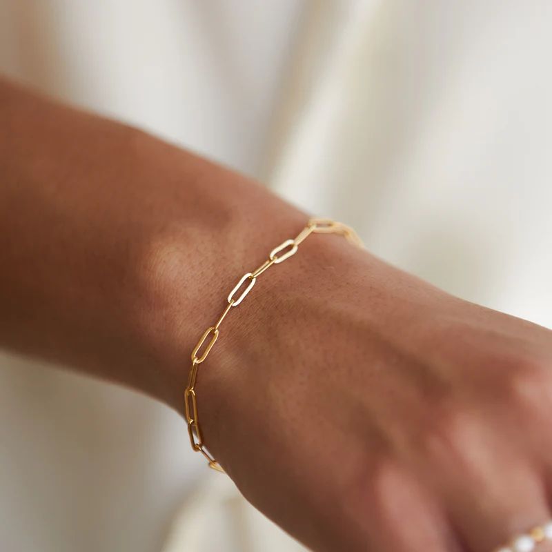 Bracelet Chaîne Fine Zaria, en or et en argent