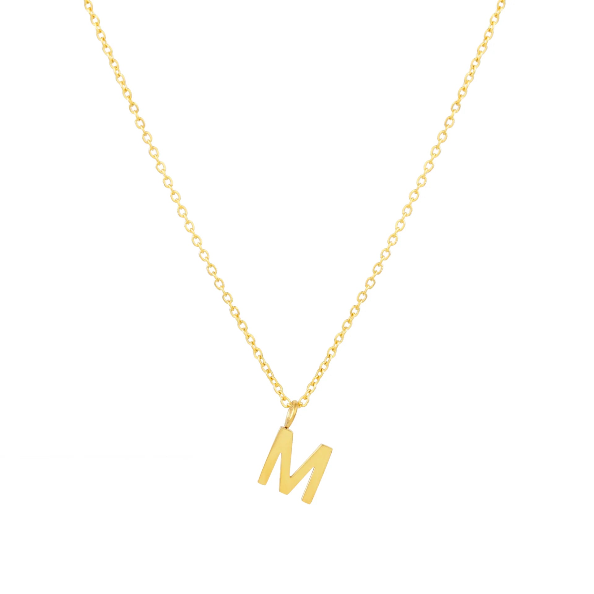 Collier Initiale Doré Style Intemporel Ava