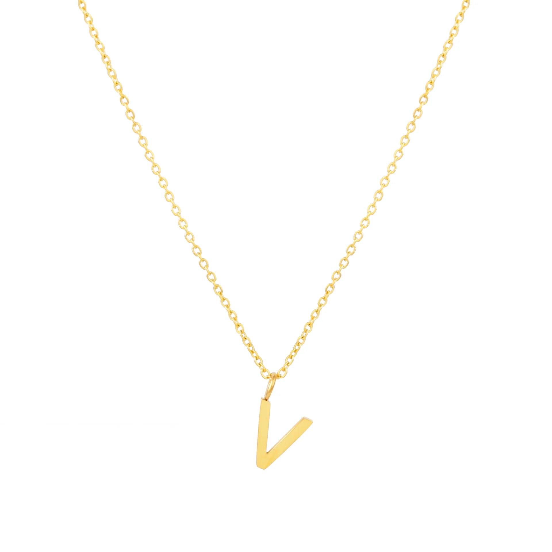 Collier Initiale Doré Style Intemporel Ava