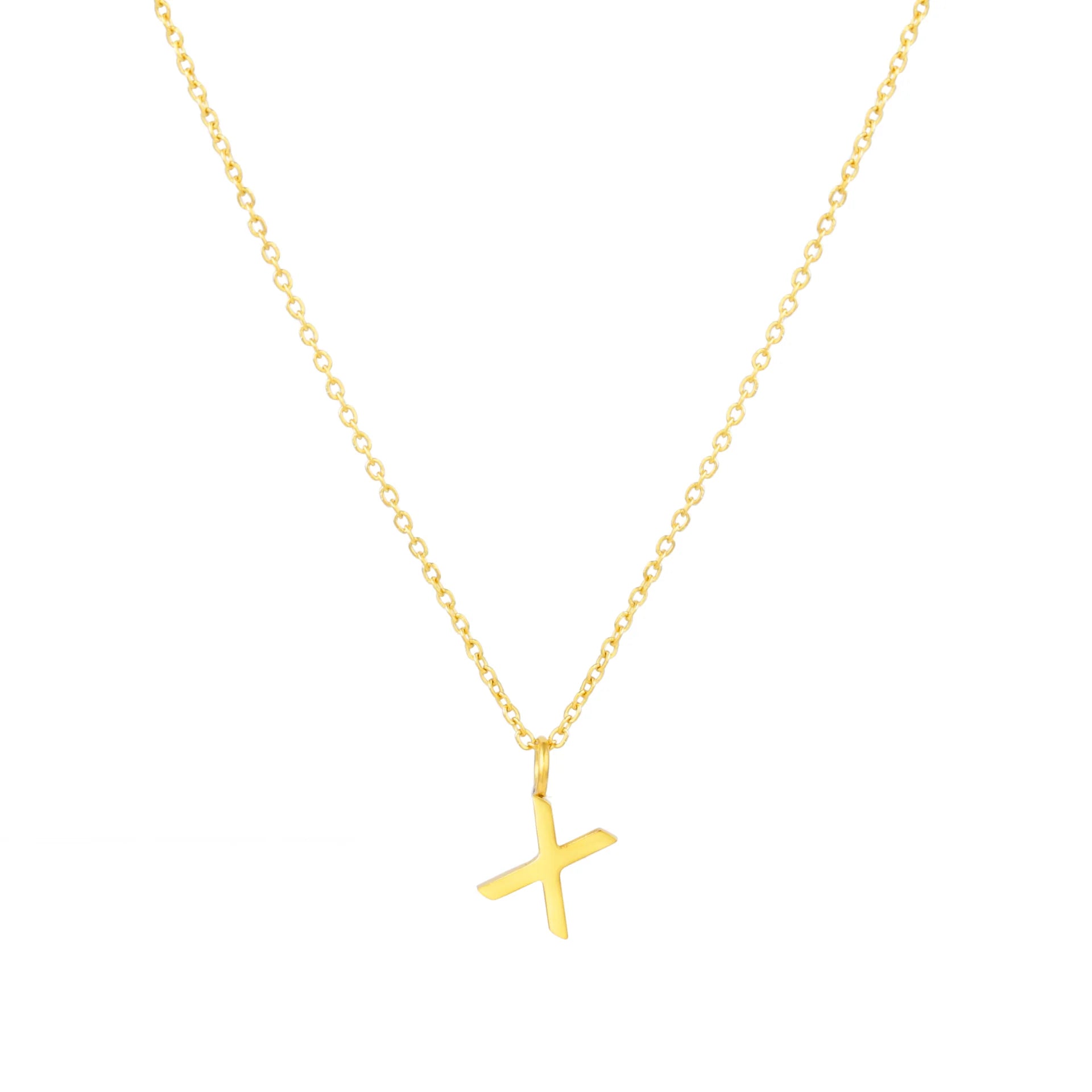 Collier Initiale Doré Style Intemporel Ava